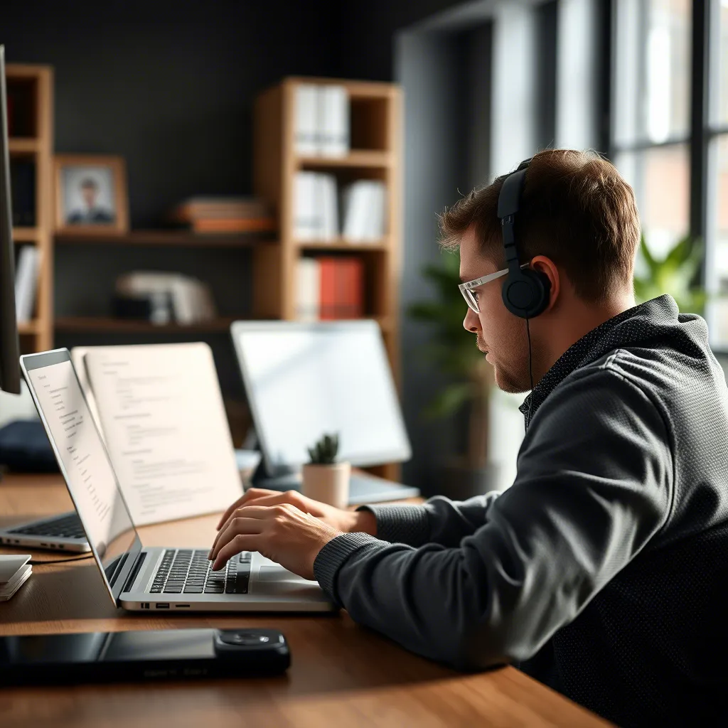 Softwareentwickler im Gespräch mit einem Kunden